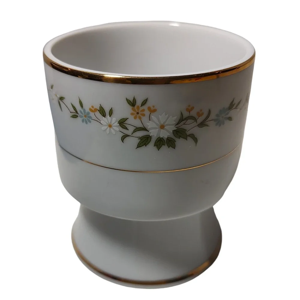 Vintage International China‎ Footed Bowl Fruit Dessert Cup 6038 Serenade Four In